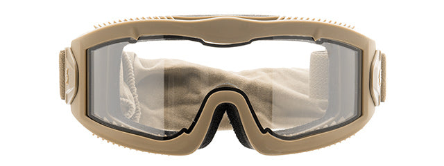 LANCER TACTICAL AERO PROTECTIVE AIRSOFT GOGGLES (CLEAR LENS)