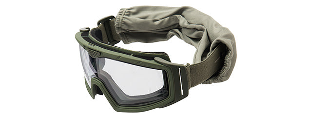 LANCER TACTICAL AERO PROTECTIVE AIRSOFT GOGGLES (CLEAR LENS)