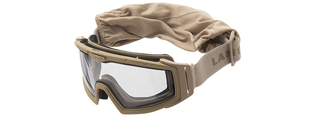 Lancer Tactical Rage Protective Black Airsoft Goggles