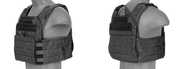 Lancer Tactical CA-313BN Nylon Speed Assault Tactical Vest (Black)