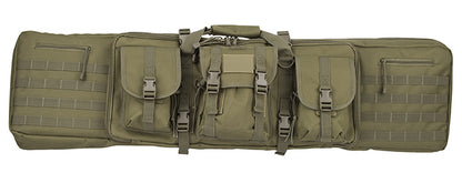 LANCER TACTICAL 48" DOUBLE GUN BAG 600D PVC MOLLE BELT RIFLE BAG