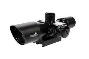 2.5-10X40 RED & GREEN DUAL ILLUMINATED SCOPE AND LASER