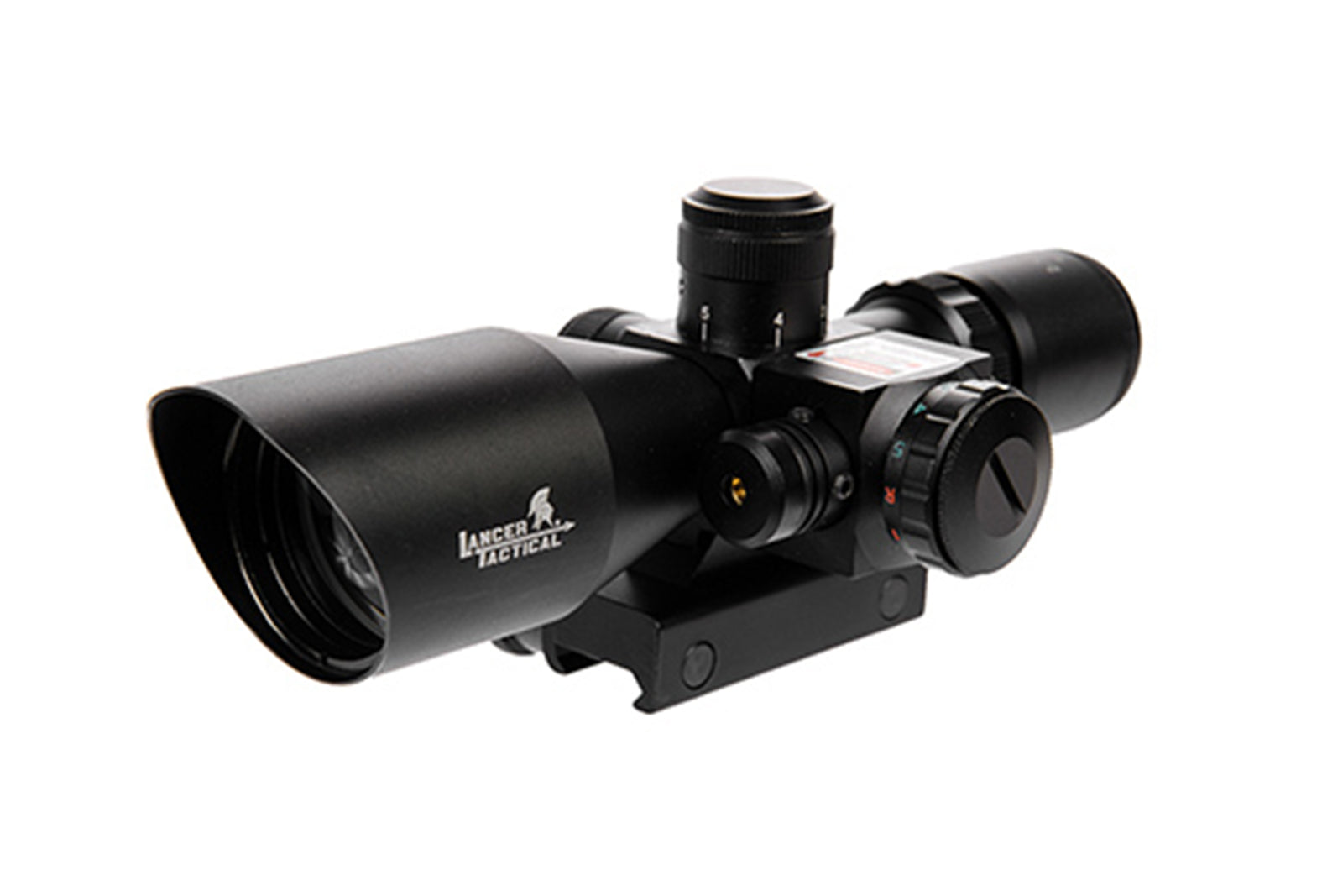 CA-414B 2.5-10X40 RED & GREEN DUAL ILLUMINATED SCOPE AND LASER