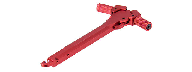 LANCER TACTICAL OCTAGONAL M4 CHARGING HANDLE (RED)
