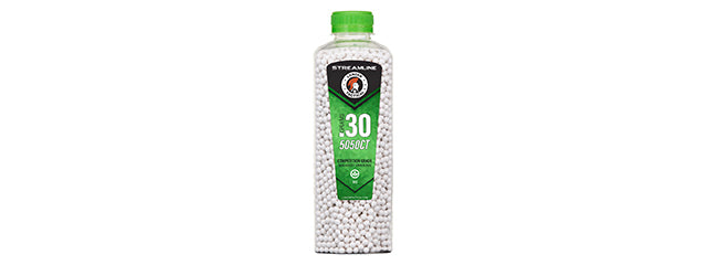 Lancer Tactical 5050 Round 0.25g Streamline Competition Grade Bio BB Bottle (Color: White)