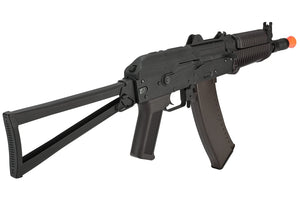 CYMA Standard Stamped Metal AK74U Airsoft AEG Rifle w/ Folding Stock and Polymer Furniture