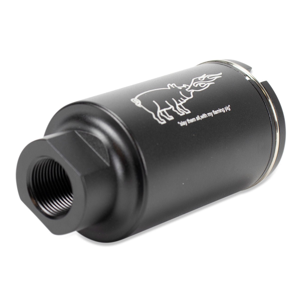 Element Airsoft KX Adjustable Sound Amplifier Flashhider - 14mm Negati