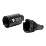 Element Airsoft KX Adjustable Sound Amplifier Flashhider - 14mm Negative (Black & Desert)