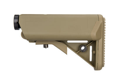 GOLDEN EAGLE RETRACTABLE SOPMOD STOCK W/ BUFFER TUBE (TAN)