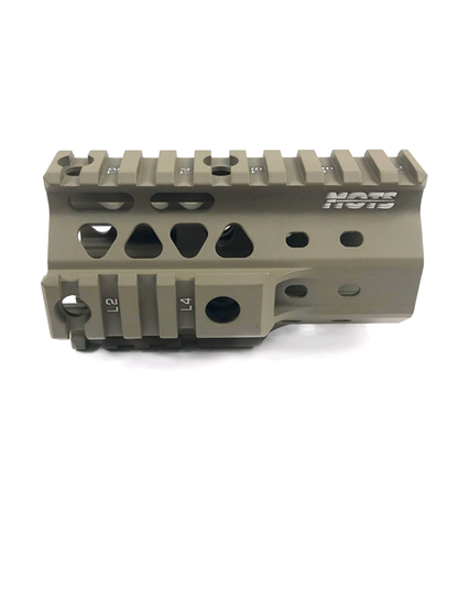 G&P MOTS 4" RAS Rail System for M4 / M16 Series Airsoft AEG Rifle