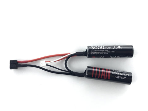 Matrix High Performance 7.4V Stick Type Airsoft LiPo Battery (Configuration: 1100mAh / 20C / Small Tamiya)