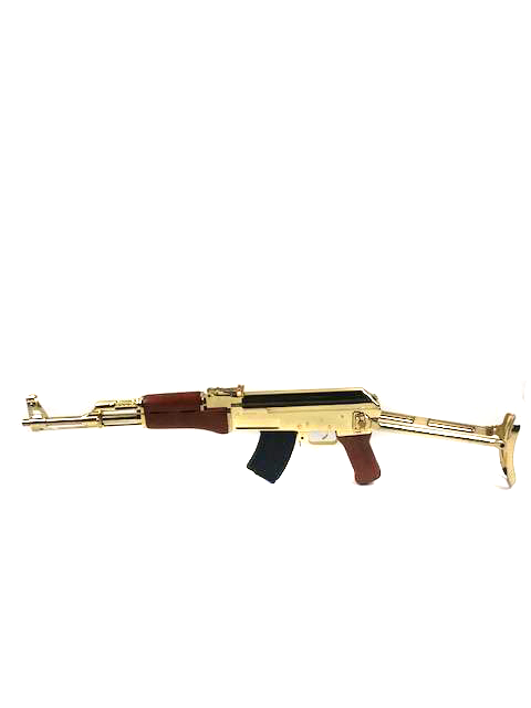 SRC Limited Edition Full Metal 24K Gold Plated AK47-S Airsoft AEG
