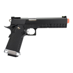 Cybergun Colt Licensed 6" Concept Hi-CAPA Gas Blowback Airsoft Pistol by KJW (Model: Green Gas)