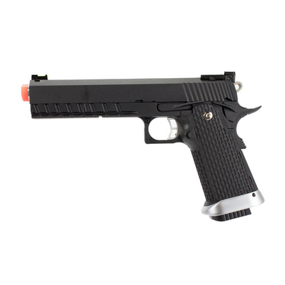 Cybergun Colt Licensed 6" Concept Hi-CAPA Gas Blowback Airsoft Pistol by KJW (Model: Green Gas)