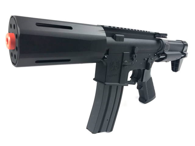 Krytac Full Metal Alpha SDP Airsoft AEG Rifle - Black