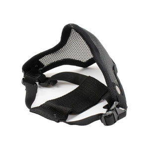 P-Force Airsoft Carbon Metal Mesh Lower Half Mask