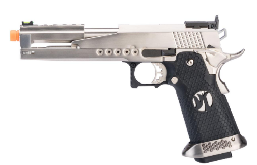 AW Custom HX22 "Gold Standard" IPSC Gas Blowback Airsoft Pistol (Color: Silver)