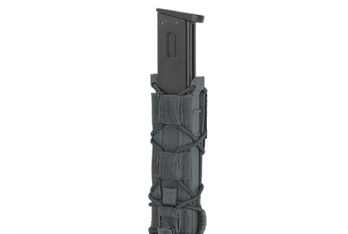 HSGI "Extended Pistol TACO" Modular High Capacity Pistol Magazine Pouch (Color: Wolf Grey / Belt Mounted)