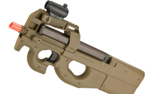 FN Herstal Licensed P90 Full Size Metal Gearbox Airsoft AEG Battery and Charger included