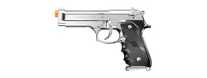 Tokyo Marui M92F Chrome Stainless Finishing Airsoft Gas Blowback Pistol (Color: Chrome)