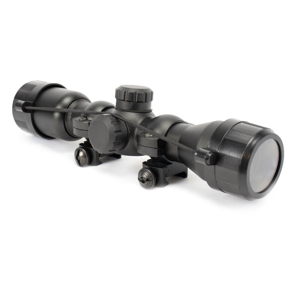 Tactical 4 x 32 Airsoft Rifle Scope w/ scope rings Simple Airsoft