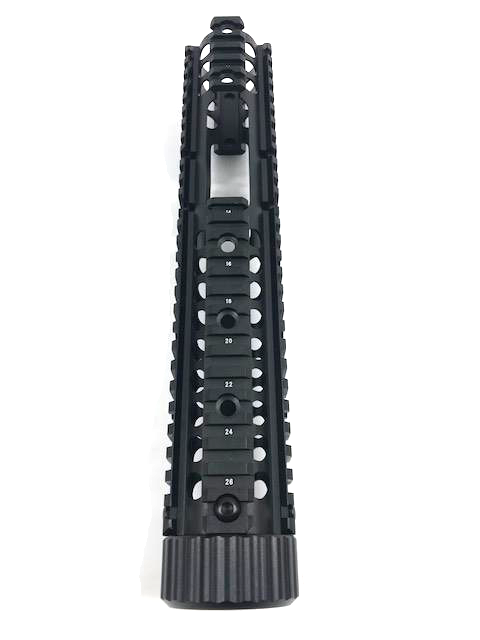Tactical M4 RAS Rail System / MRE-1 - 12 inch - Black – Simple Airsoft