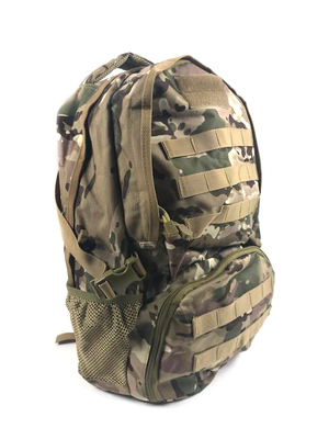 Tactical 600D 3F Magic Versatile Molle Backpack  - Black