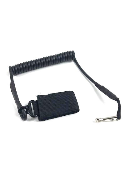 Pistol Mat Rope Tactical Pistol Lanyard Sling Elastic Handgun Secure Spring Retention