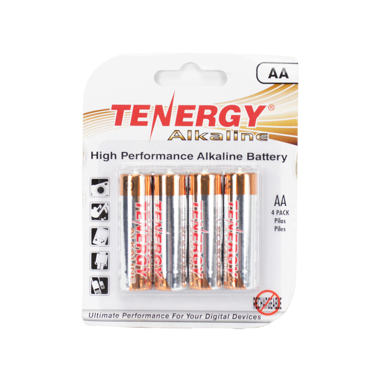 Tenergy Alkaline AA (4 pack)