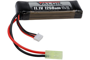 Tenergy Valor High Performance 11.1v 1250mAh 20C Li-Po Flat Battery