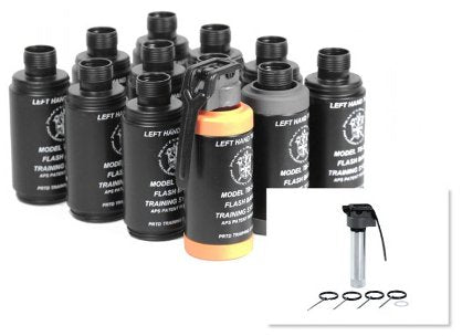 Thunder B Airsoft Co2 Simulation Grenade (Package: 12 Shell Set / Flash Bang Shell)
