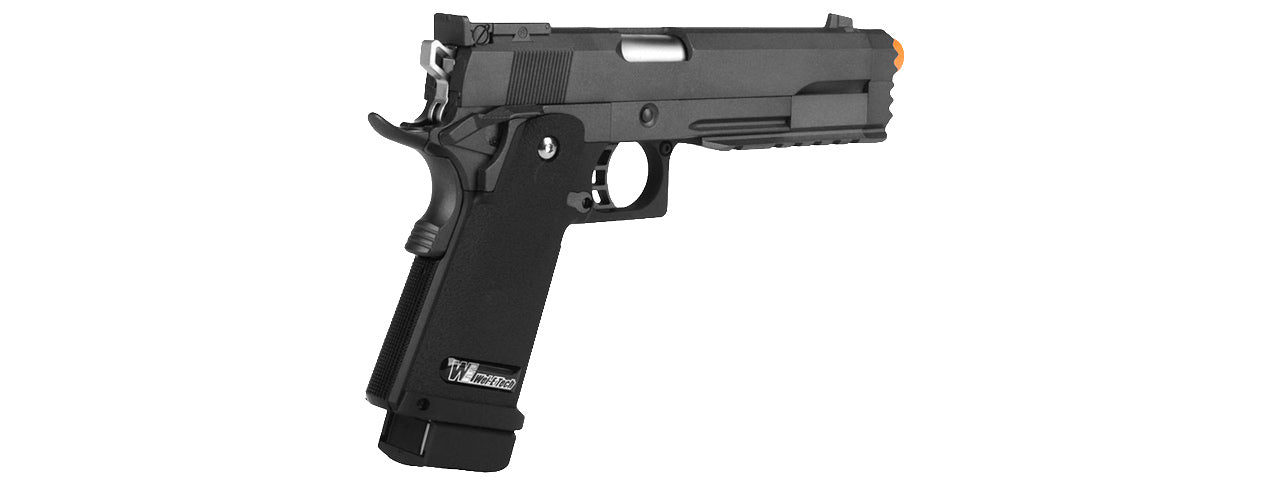 WE-Tech Full Metal Hi Capa 5.2 R Version GBB Airsoft Pistol (BLACK)