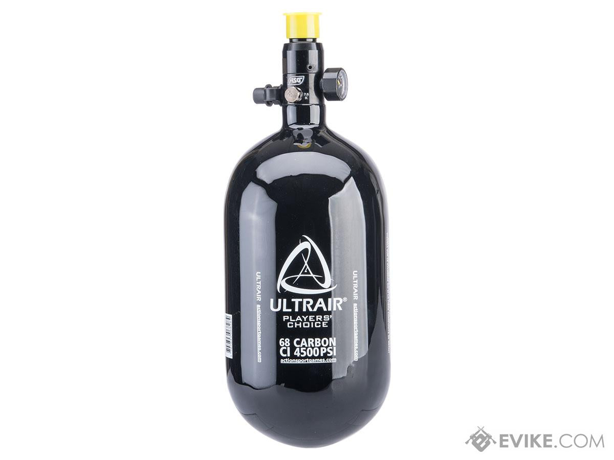ASG Ultrair Carbon Fiber HPA Tank w/ Regulator (Size: 68ci / 4500psi)