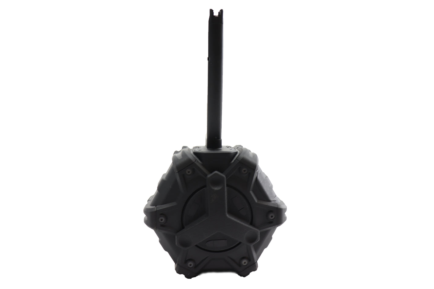 AW Custom Drum Magazine for Gas Blowback Airsoft Pistols & Rifles (Type: WE 1911 / Black)