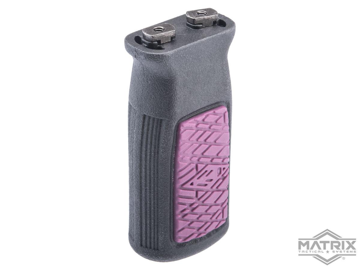 Matrix BD M-LOK Vertical Grip (Color: Black / Purple Matrix)