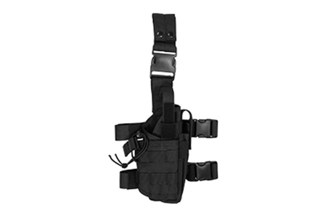 Matrix Special Force Quick Draw Tactical Thigh Holster w/ Drop Leg Panel  (Color: Black / Right), Tactical Gear/Apparel, Holsters - Soft -   Airsoft Superstore