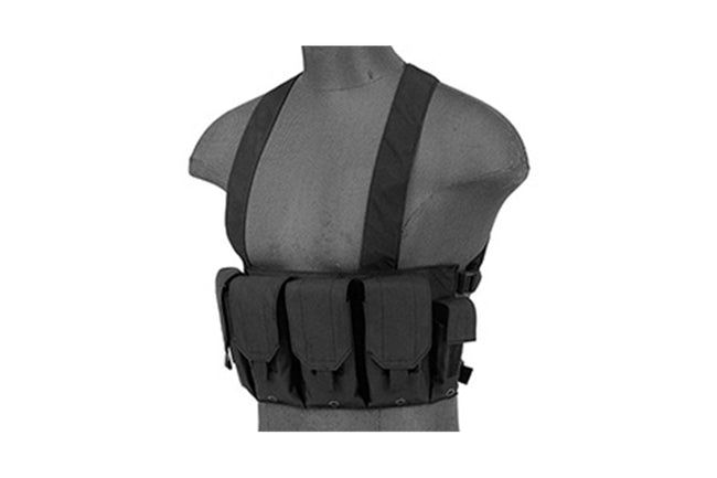 Rugged Tactical Chest Rig w/ 6X Magazine Pouches 1000D