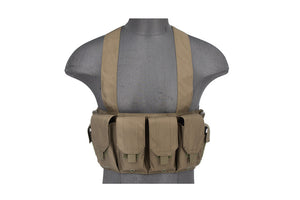 Rugged Tactical Chest Rig w/ 6X Magazine Pouches 1000D