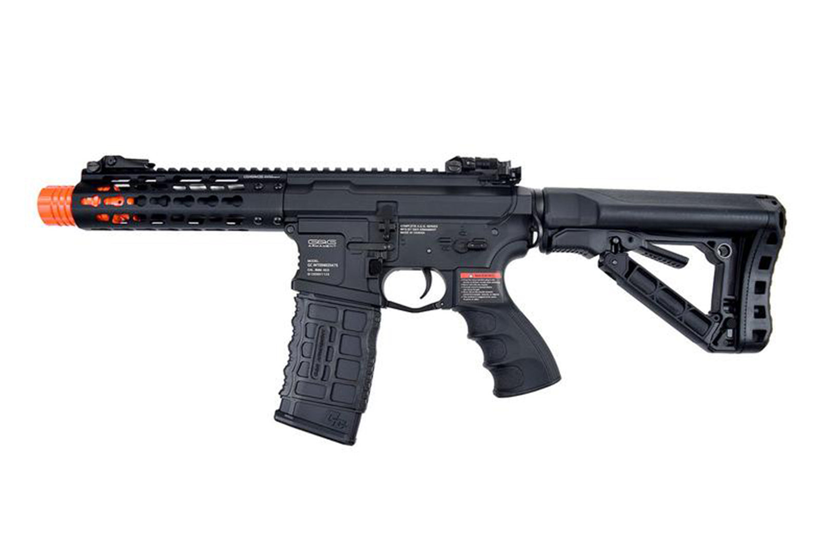 G&G CM16 "Wild Hog" Polymer Airsoft AEG Rifle with 7" Keymod Rail - Black