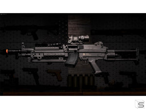 Cybergun FN Licensed M249 Para "Featherweight" Airsoft Machine Gun