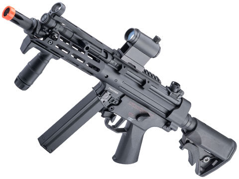 CYMA Platinum SMG9 Airsoft Electric Submachine Gun (Model: M4 Stock / Full Size)
