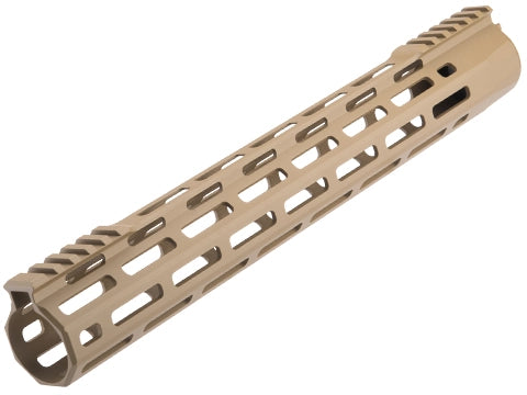 CYMA Lite Free Float M-LOK Rail System for M4/M16 Series Airsoft AEG Rifles (Size: 13.7" / Dark Earth)