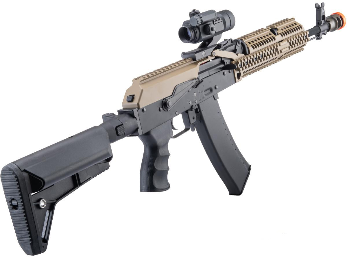 CYMA AK74 Zephyr Tactical Custom Airsoft AEG Rifle (Color: Tan)