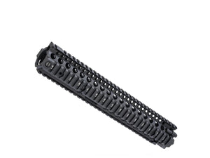 Madbull Daniel Defense MK12 12" M4A1 RIS II Airsoft CNC Aluminum RIS (Color: Black)