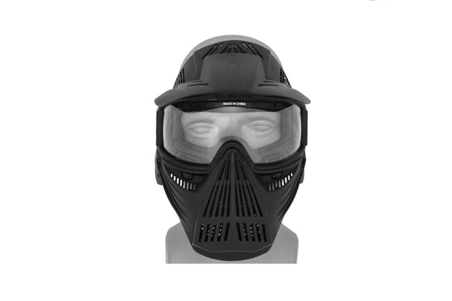 TACTICAL FULL FACE AIRSOFT MASK W/ EYE SAFETY & VISOR