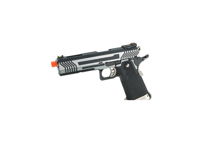 AW Custom Hi-Capa Competition Grade Gas Blowback Airsoft Pistol (Color: Two-Tone)