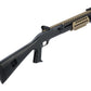 CYMA Sport M3 3-Round Burst Multi-Shot Shell Loading Airsoft Shotgun (Model: Full Stock CQB w/ Keymod / Black)