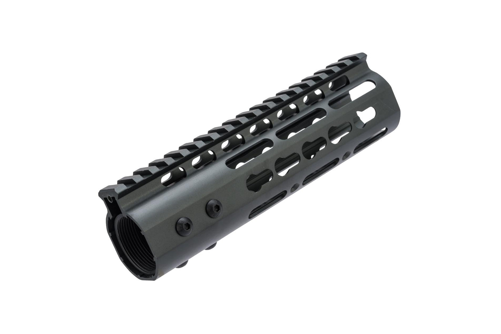 ZCI CNC Aluminum KeyMod Ultra Slim Free Float Handguard for M4 / M16 AEG Rifles (Size: 7")