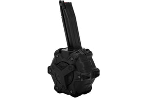 AW Custom Drum Magazine for Gas Blowback Airsoft Pistols & Rifles (Type: Hi-Capa)