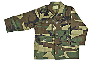 Rothco Kids BDU Shirt - Woodland Camo